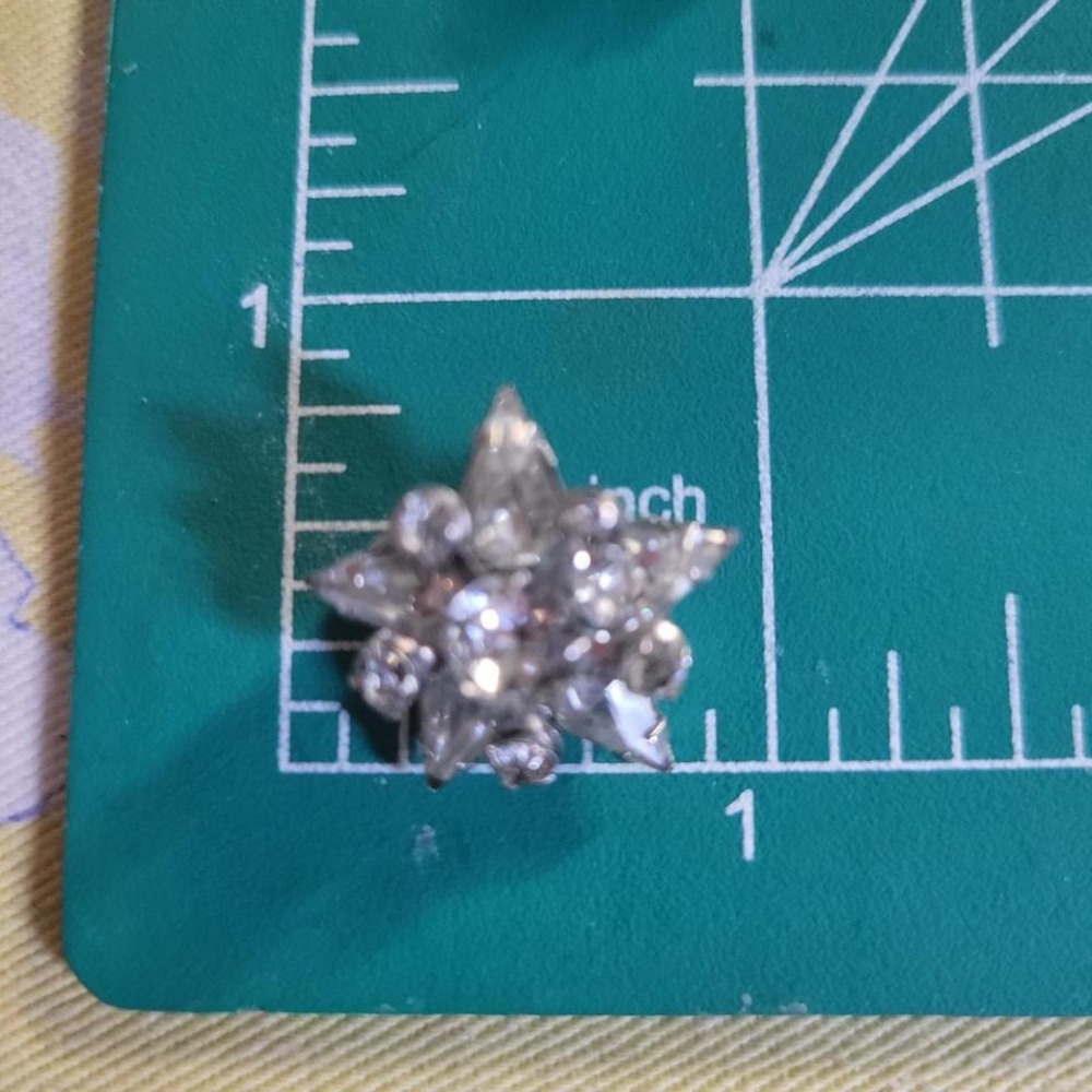 Vintage Rhinestone Brooch Set OS Multi Excellent - Picture 6 of 6